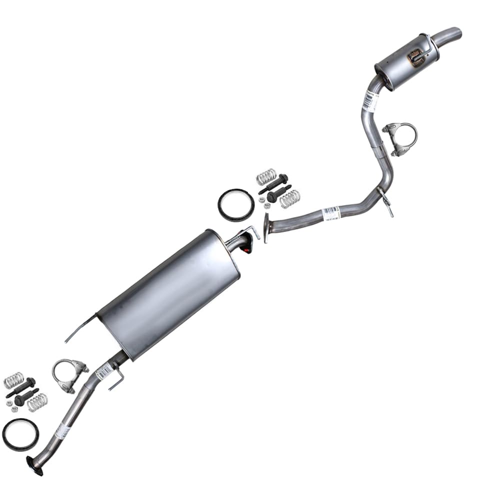 Northeastern Exhaust | Stainless Steel Resonator Pipe, Muffler Exhaust System Kit Compatible for Toyota RAV4 2013-2018 2.5L | Free Clamps, Gaskets, and Spring Bolt Kit Included Visit the Northeastern Exhaust Store