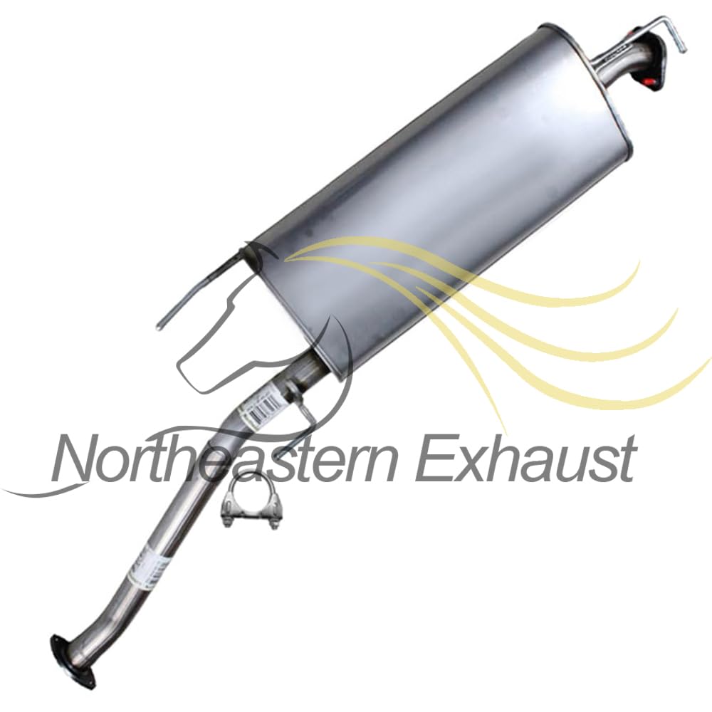 Northeastern Exhaust | Stainless Steel Resonator Pipe, Muffler Exhaust System Kit Compatible for Toyota RAV4 2013-2018 2.5L | Free Clamps, Gaskets, and Spring Bolt Kit Included Visit the Northeastern Exhaust Store