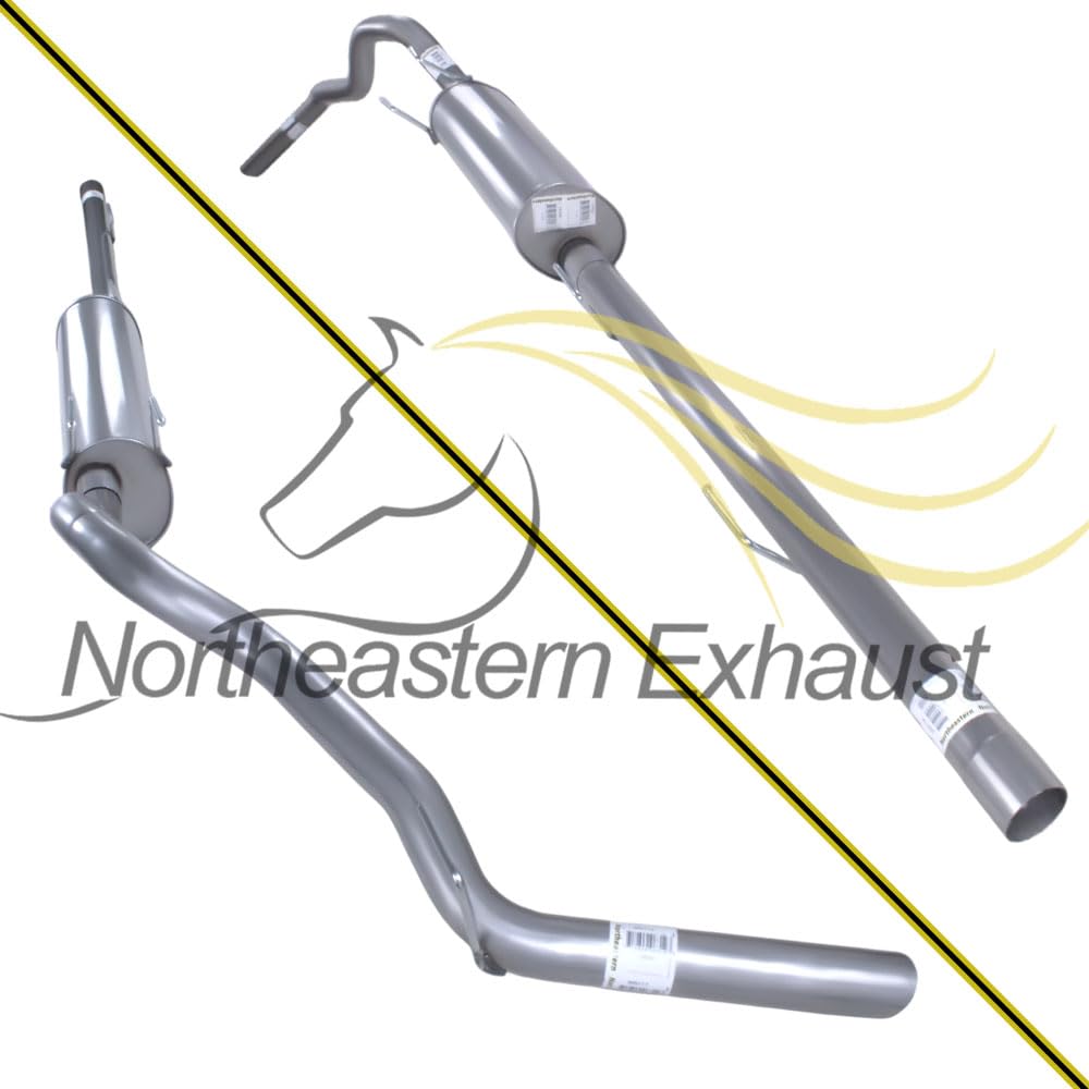 2006-2008 Dodge Ram 1500 3.7L 4.7L Exhaust Pipes and Muffler | 140.5" Wheelbase