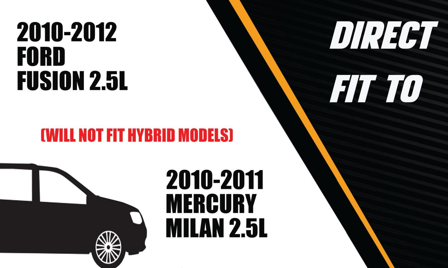 Exhaust Pipe for 2010-2012 Ford Fusion 2.5L Except Hybrid & Sport | 2010-2011 Mercury Milan 2.5L