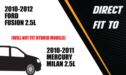 Exhaust Pipe for 2010-2012 Ford Fusion 2.5L Except Hybrid & Sport | 2010-2011 Mercury Milan 2.5L