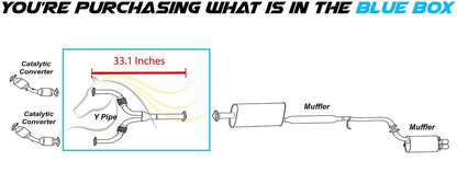 2003-2008 Infiniti FX35 3.5L | 2007-2008 G35 3.5L | 2009-2013 G37 3.7L Exhaust Y-Pipe