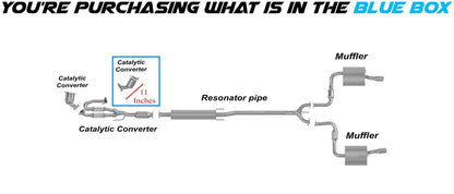 2009-2023 Nissan Maxima 3.5L Passenger-side Catalytic Converter - EPA Approved