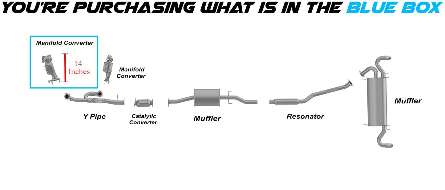 Driver-side Catalytic Converter for 2009-2012 Acura RL 3.7L | 2014-2020 RLX 3.5L