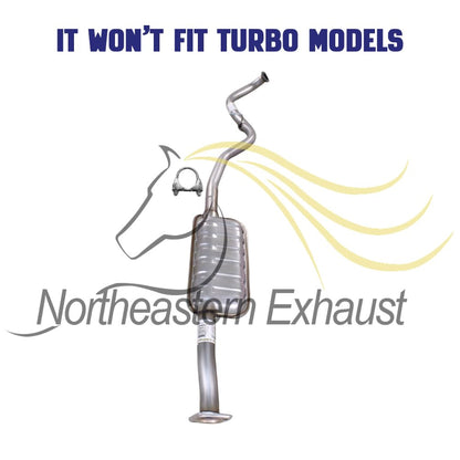 2010-2015 Subaru Legacy 2.5L Exhaust Resonator Pipe | For Non-Turbocharged Engine