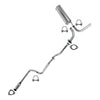 Resonator Pipes Muffler for 2004-2005 Chevrolet Classic 2.2L | 1997-1999 Malibu 2.4L | 1997-2003 Malibu 3.1L | 1997-1999 Oldsmobile Cutlass 3.1L