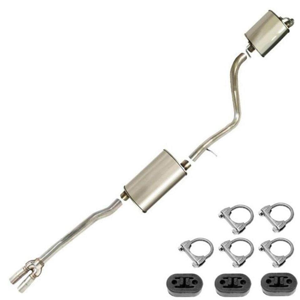 Northeastern Exhaust | Stainless Steel Resonator Muffler with Hangers Exhaust Compatible for 2005-2010 Chrysler 300 2.7L 3.5L