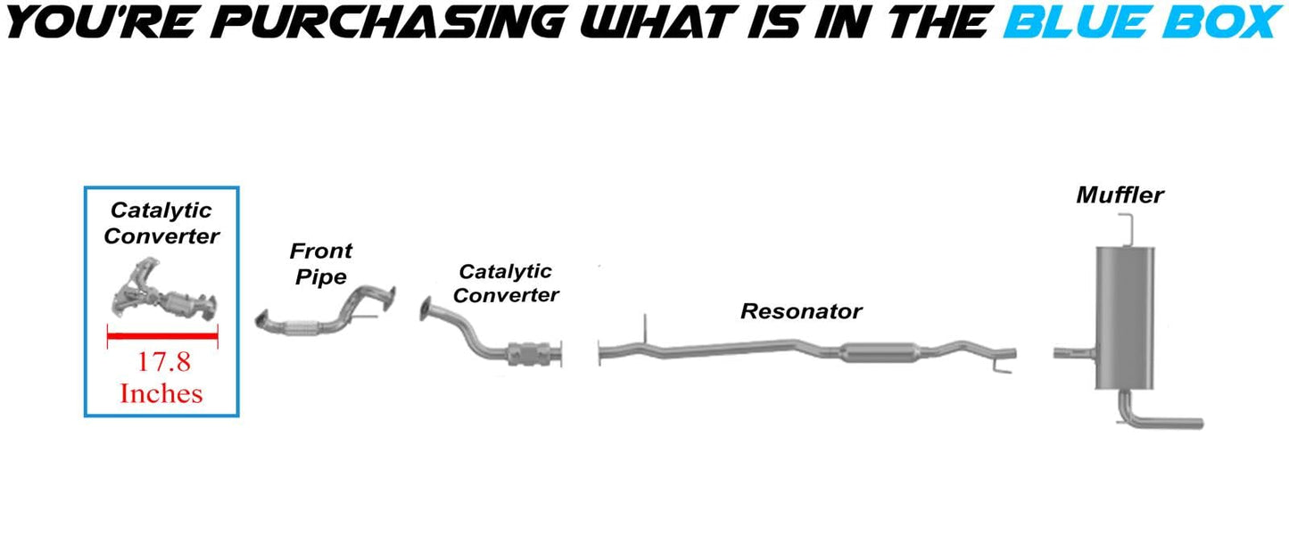 Catalytic Converter for 2008-2013 Nissan Rogue 2.5L | 2014-2015 Nissan Rogue Select 2.5L | 2007-2016 Nissan X-Trail 2.5L