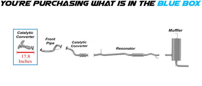 Catalytic Converter for 2008-2013 Nissan Rogue 2.5L | 2014-2015 Nissan Rogue Select 2.5L | 2007-2016 Nissan X-Trail 2.5L