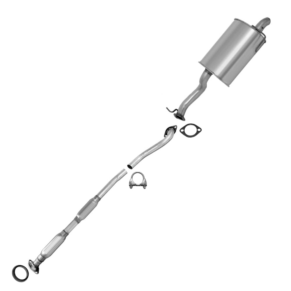 Exhaust Resonator and Muffler for 2004 Subaru Legacy 2.5L | 2004 Outback 2.5L | 2001-2004 Outback 3.0L