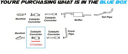 Driver-side Rear Catalytic Converter for 2005-2019 Nissan models and Suzuki Equator 4.0L