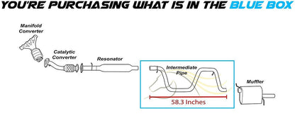 2004-2008 Chevrolet Malibu 2.2L 3.5L Exhaust Pipe