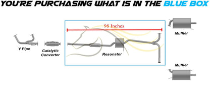 Exhaust Resonator Pipe for 1999-2003 Acura TL 3.2L | 2001-2003 Acura CL 3.2L