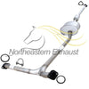 Exhaust Resonator Pipe for 1999-2003 Acura TL 3.2L | 2001-2003 Acura CL 3.2L