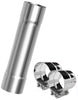 Stainless Steel Universal Exhaust Adapter/Connector 4" ID Inlet | 4" ID Outlet | 12" Long
