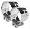Stainless Steel Universal Exhaust Adapter/Connector 4" ID Inlet | 4" ID Outlet | 12" Long