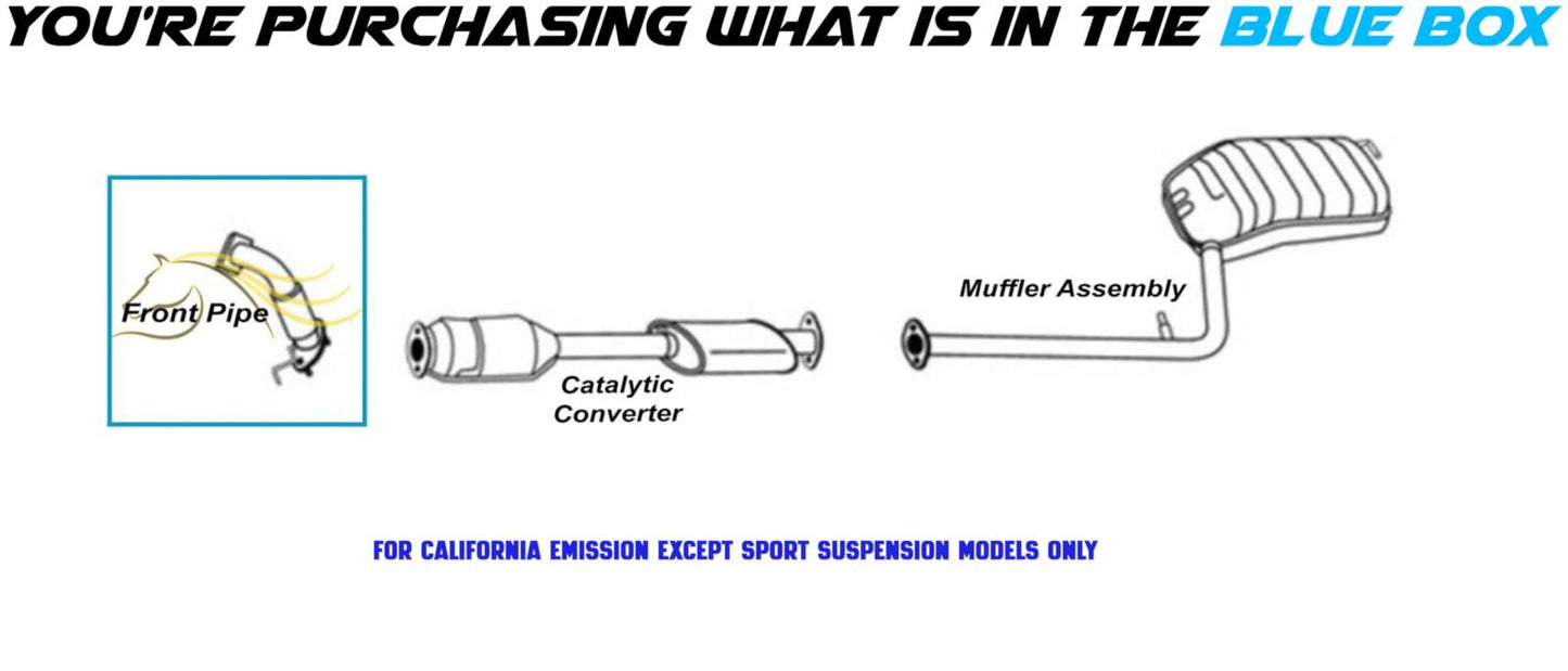 2011-2014 Hyundai Sonata 2.4L Exhaust Pipe | For vehicles with California Emission