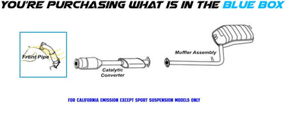 2011-2014 Hyundai Sonata 2.4L Exhaust Pipe | For vehicles with California Emission