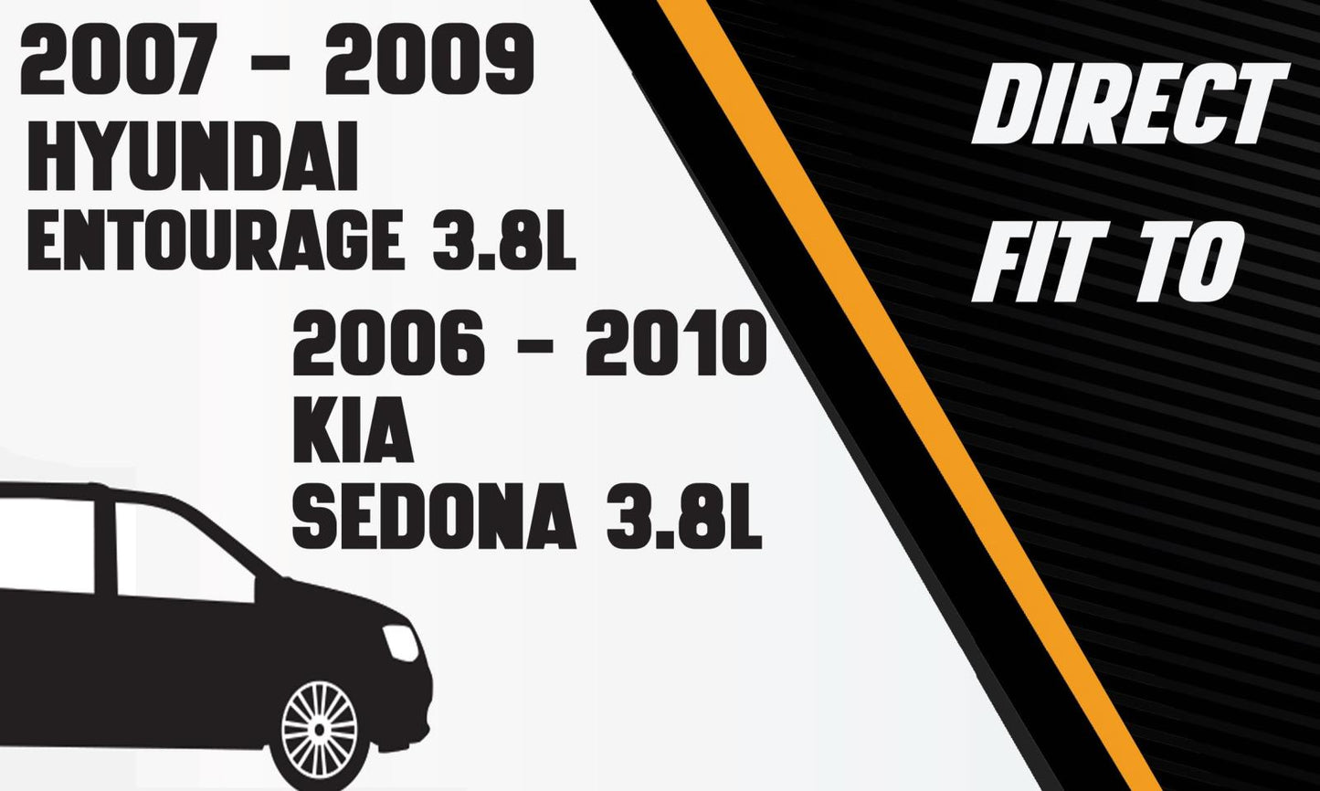 Front Flex Y Pipe for 2006-2010 KIA Sedona | 2007-2009 Hyundai Entourage 3.8L