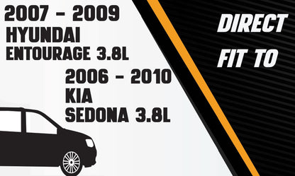 Front Flex Y Pipe for 2006-2010 KIA Sedona | 2007-2009 Hyundai Entourage 3.8L
