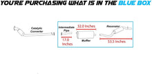 Exhaust Pipe, Muffler and Resonator for 2006 Chevrolet Uplander 3.5L | 2007-2008 Uplander 3.9L | 2002-2005 Venture | 2002-2005 Pontiac Montana 3.4L | 2007-2009 Montana 3.9L