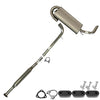 Exhaust Resonator and Muffler with hanger for 2005-2006 Chevrolet Equinox | 2006 Pontiac Torrent | 3.4L