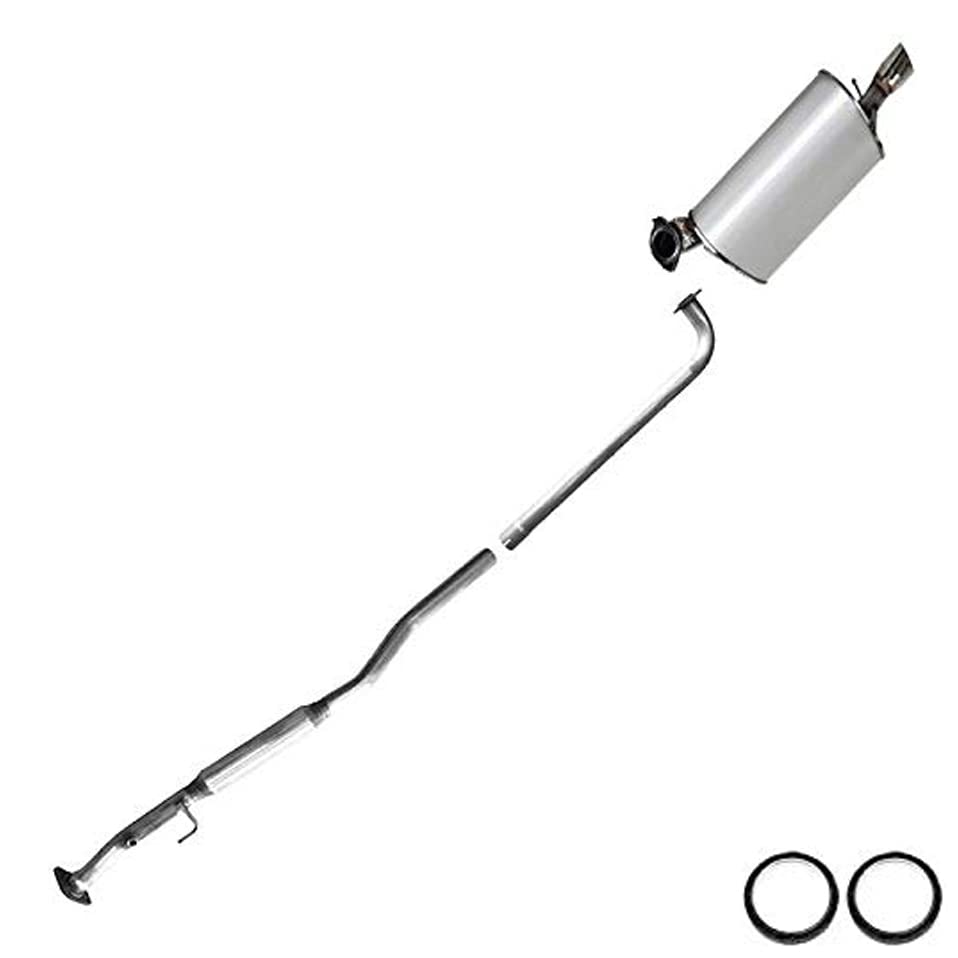 Northeastern Exhaust | Stainless Steel Resonator & Muffler Exhaust System Kit Compatible for 1997-1998 Lexus ES300 | 1999-2003 Toyota Solara | Free Gaskets Included | Automotive Replacement Part