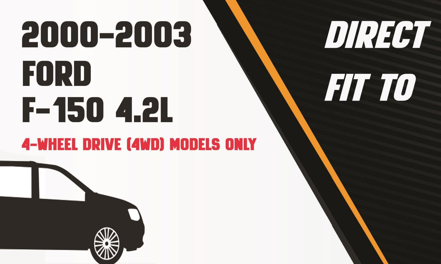 Pair of Catalytic Converter for 2000-2003 Ford F-150 and 2004 F-150 Heritage 4.2L | 4WD