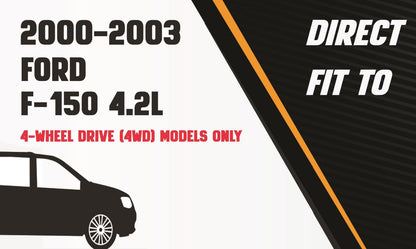 Pair of Catalytic Converter for 2000-2003 Ford F-150 and 2004 F-150 Heritage 4.2L | 4WD