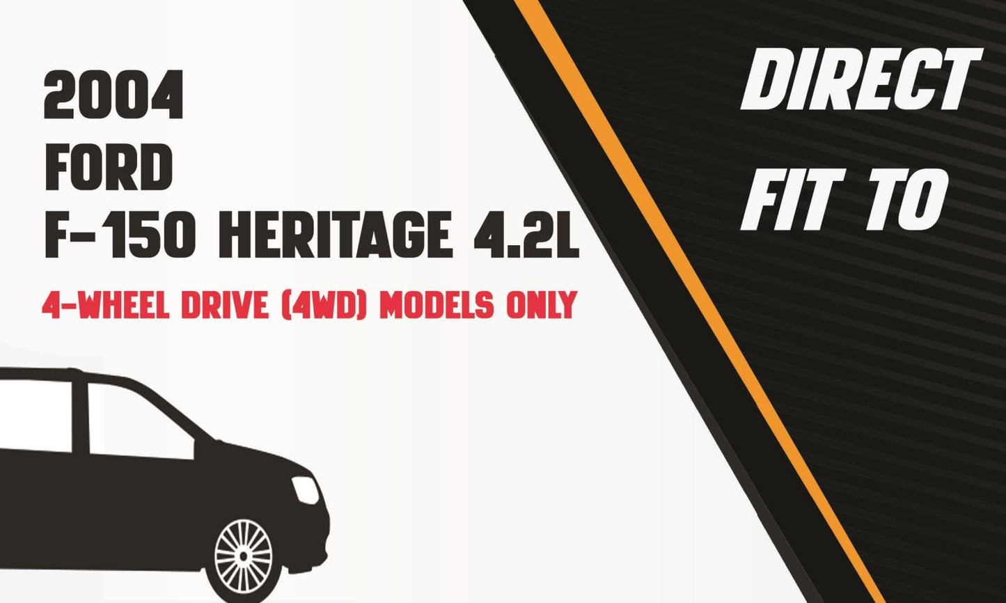 Pair of Catalytic Converter for 2000-2003 Ford F-150 and 2004 F-150 Heritage 4.2L | 4WD