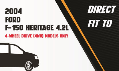 Pair of Catalytic Converter for 2000-2003 Ford F-150 and 2004 F-150 Heritage 4.2L | 4WD