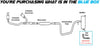 Exhaust Tail Pipe for 2006-2007 Pontiac G6 2.4L | 2005-2006 Pontiac G6 3.5L | 2008-2010 Pontiac G6 3.5L