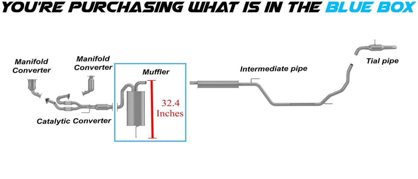 2004-2009 Nissan Quest 3.5L Exhaust Muffler
