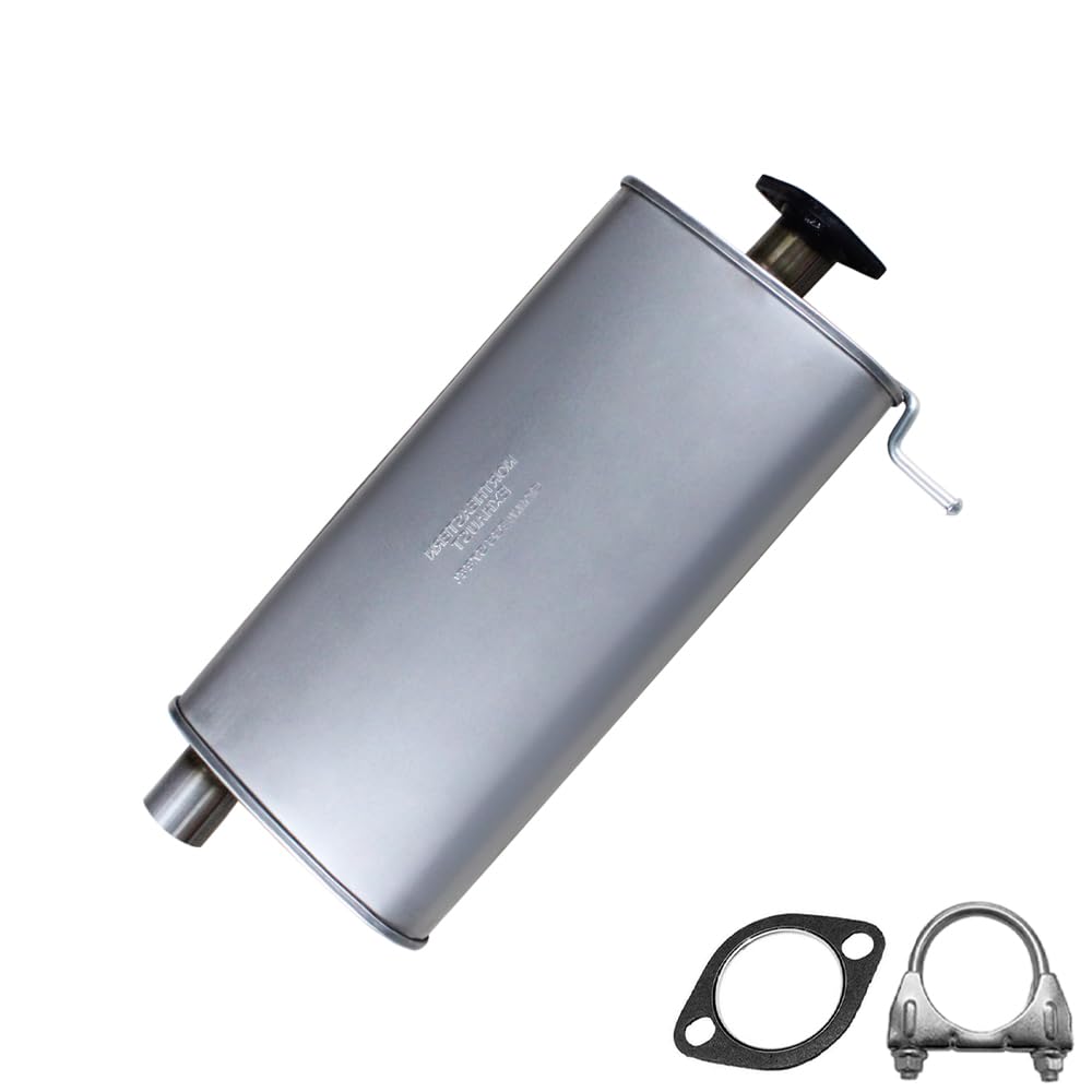 Northeastern Exhaust | Stainless Steel Exhaust Driver-Side Muffler Compatible for 2003-2011 Ford Crown Victoria 4.6L | 2003-2011 Mercury Grand Marquis 4.6L | Free Gasket and Clamp Included | Automotive Replacement Part