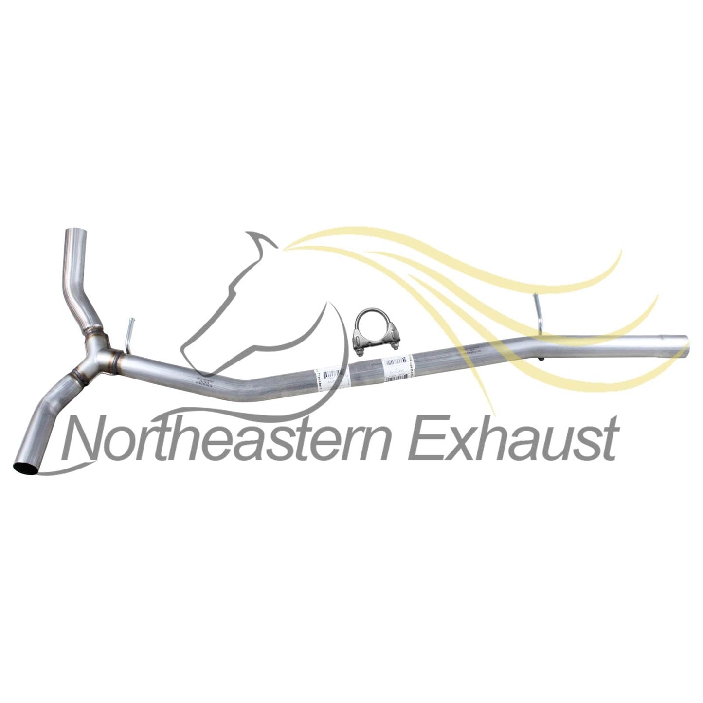 Northeastern Exhaust | Stainless Steel Exhaust Intermediate Y-Pipe Compatible for 2012-2015 Ford Explorer 2.0L | 2011-2018 Ford Explorer 3.5L | Free Clamps Included | Automotive Replacement Part