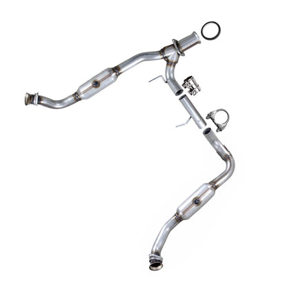 Northeastern Exhaust | Stainless Steel EPA-Approved Catalytic Exhaust Assembly Compatible for Lincoln Navigator 2005-2006 5.4L | Include Gasket, Clamp, and Sleeve