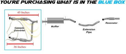 Northeastern Exhaust | Stainless Steel EPA-Approved Catalytic Exhaust Assembly Compatible for Lincoln Navigator 2005-2006 5.4L | Include Gasket, Clamp, and Sleeve
