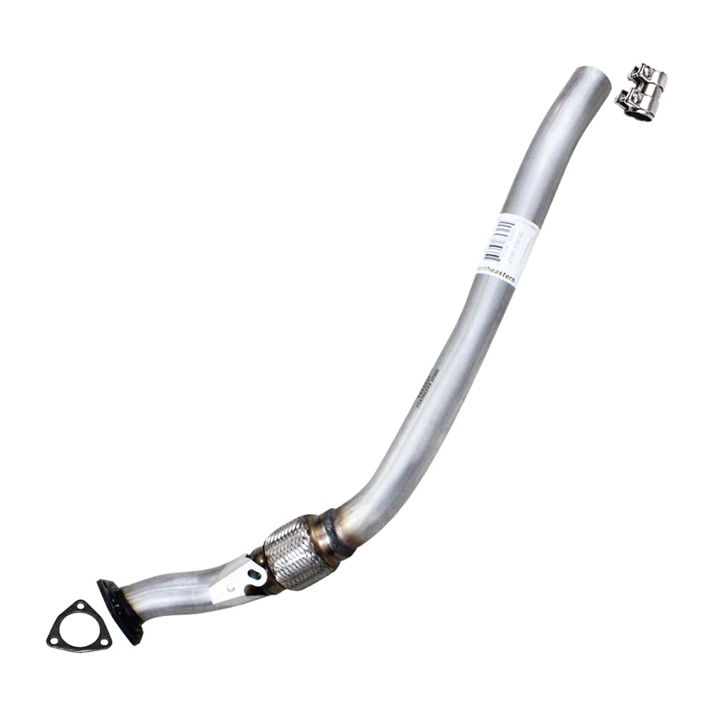 Northeastern Exhaust | Stainless Steel Exhaust Front Flex Pipe Compatible for Audi A4 Quattro 2005-2008 2.0L | Manual Transmission | Free Gasket and Sleeve Included