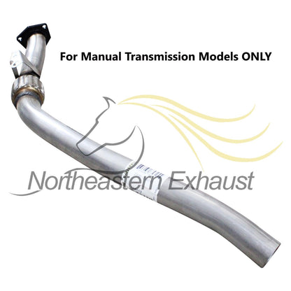 Northeastern Exhaust | Stainless Steel Exhaust Front Flex Pipe Compatible for Audi A4 Quattro 2005-2008 2.0L | Manual Transmission | Free Gasket and Sleeve Included