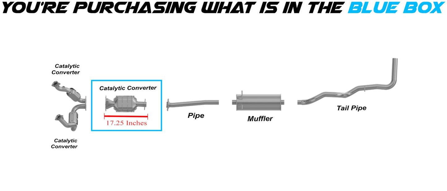 Northeastern Exhaust | Stainless Steel EPA-Approved Rear Catalytic Converter Compatible for Ford Ranger 2004-2006 3.0L 4.0L | Mazda B3000 2004-2006 3.0L | Mazda B4000 2004-2006 4.0L | Free Gaskets Included | Automotive Replacement Part