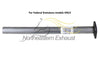Northeastern Exhaust | Stainless Steel Resonator Pipe Compatible for 2011-2013 Hyundai Tucson 2.0L | 2010-2013 Hyundai Tucson 2.4L | 2011-2016 Kia Sportage 2.4L | Free Gaskets & Clamp Included | With Federal Emissions System