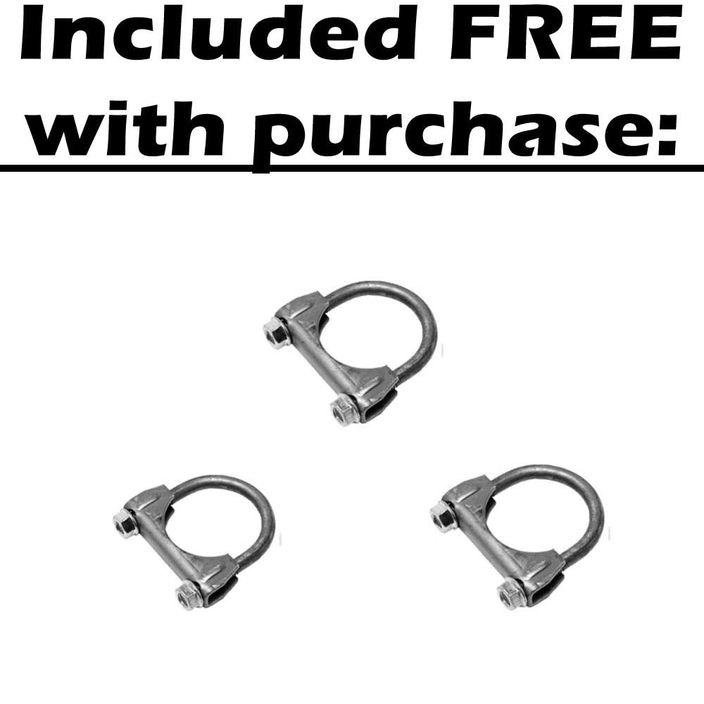 Northeastern Exhaust | Stainless Steel Muffler and Tail Pipe Exhaust System Kit Compatible for 2006-2010 Jeep Commander 3.7L 5.7L | 2006-2009 Commander 4.7L | 2005-2010 Jeep Grand Cherokee 3.7L 5.7 L | 2005-2009 Grand Cherokee 4.7L | Free Clamps Included