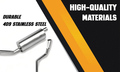 Colt Exhaust | Stainless Steel Straight Pipe Universal Fit Muffler Exhaust Pipe 5"ID (36" Long) | Free Two Lap Joint Band Clamps Included | Automotive Replacement Part