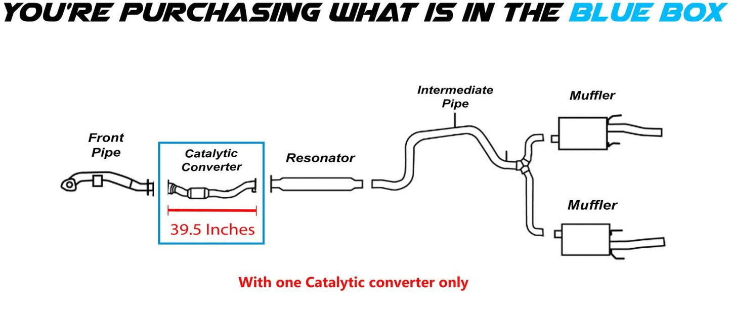 Catalytic Converter for 2006-2011 Chevrolet Impala 3.5L, 2006-2008 Impala 3.9L, 2006-2007 Monte Carlo 3.5L, 2006 Monte Carlo 3.9L