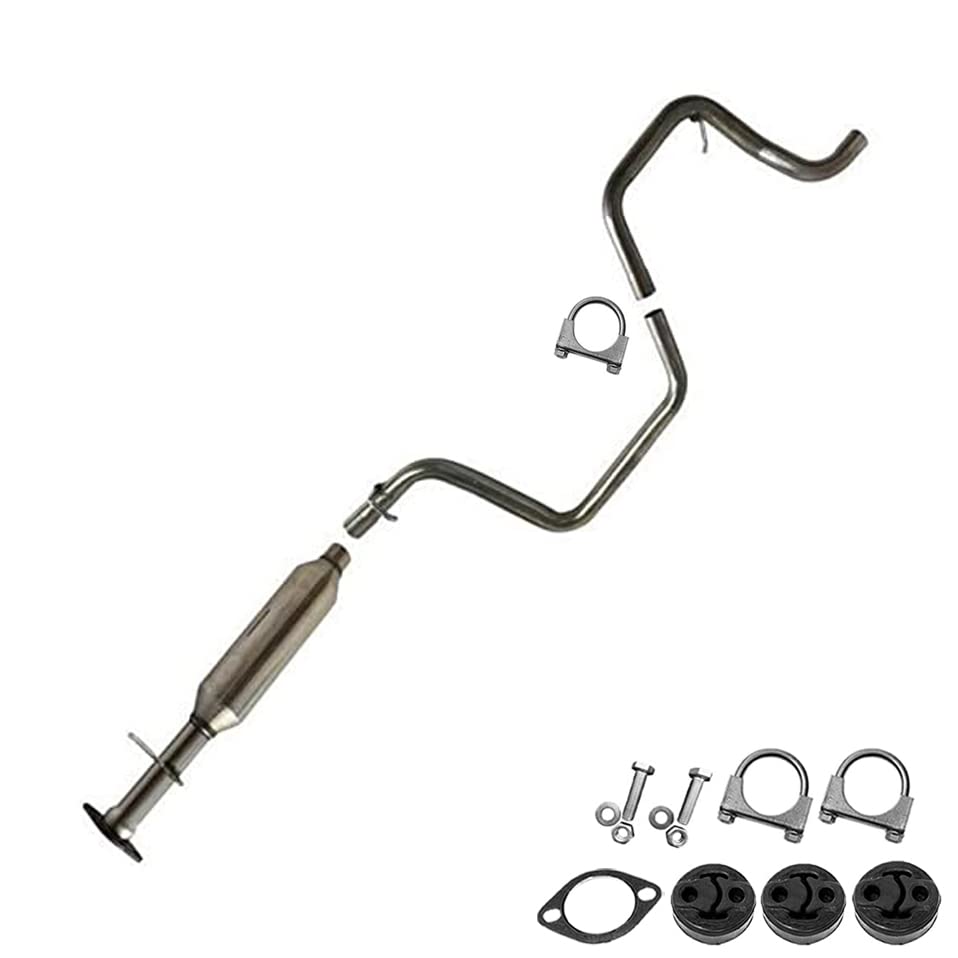 Cat Back Exhaust System Kit For 2004-2008 Chevy Malibu 2.2L – Resonator, Muffler, Clamps, EPA