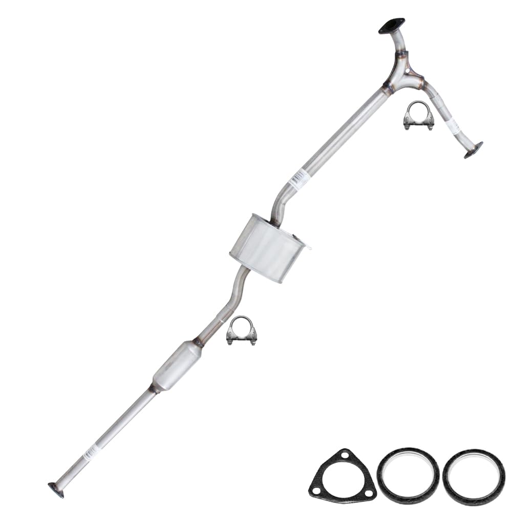 Northeastern Exhaust | Stainless Steel Resonator Y-Pipe Exhaust System Kit Compatible for Honda Accord 1998-2002 3.0L | Free Gaskets and Clamps Included | 4 Door
