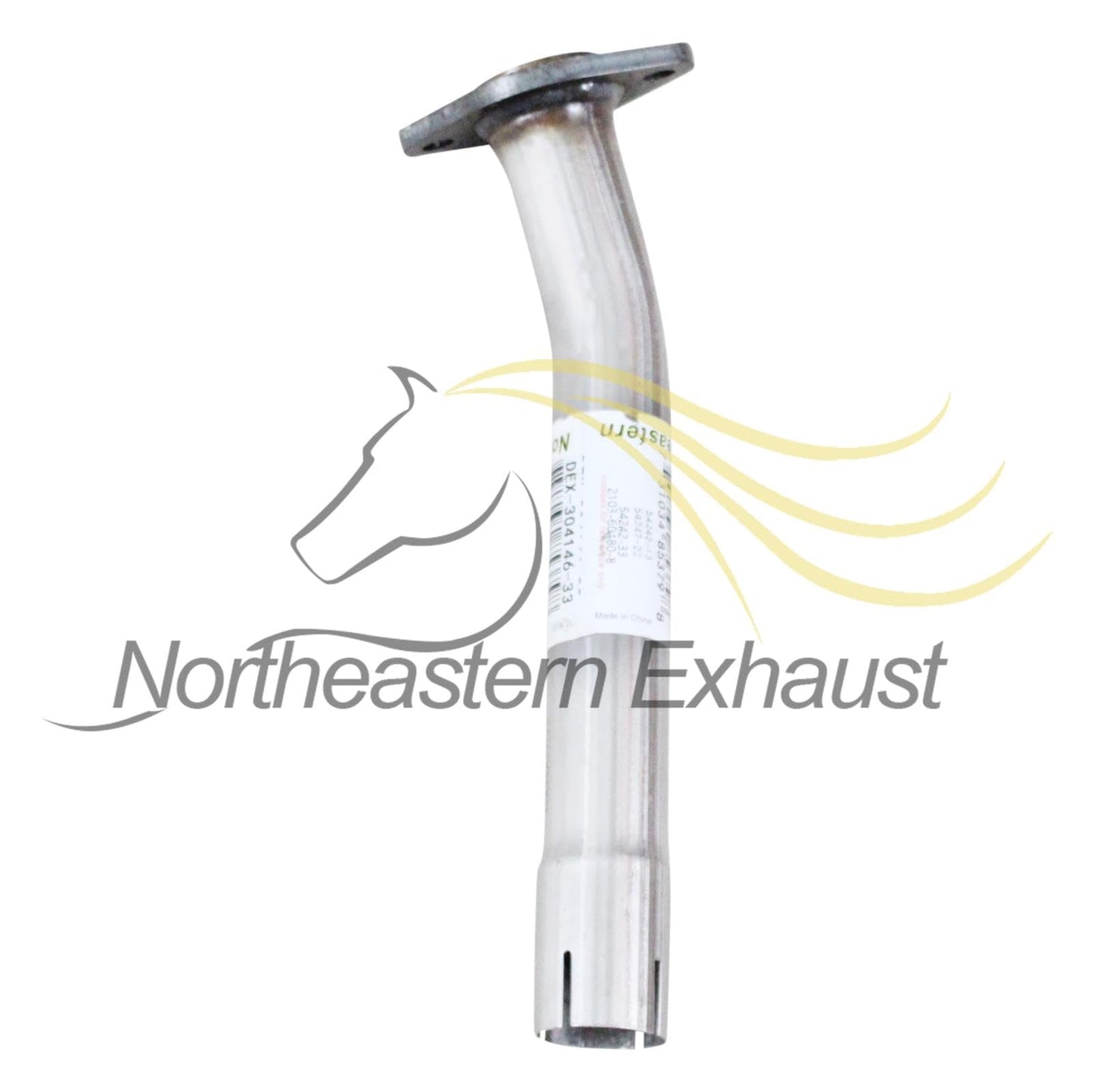 Northeastern Exhaust | Stainless Steel Resonator Y-Pipe Exhaust System Kit Compatible for Honda Accord 1998-2002 3.0L | Free Gaskets and Clamps Included | 4 Door