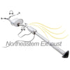 Northeastern Exhaust | Stainless Steel Resonator Y-Pipe Exhaust System Kit Compatible for Honda Accord 1998-2002 3.0L | Free Gaskets and Clamps Included | 4 Door