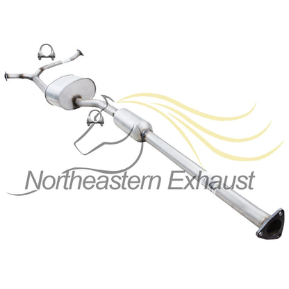 Northeastern Exhaust | Stainless Steel Resonator Y-Pipe Exhaust System Kit Compatible for Honda Accord 1998-2002 3.0L | Free Gaskets and Clamps Included | 4 Door