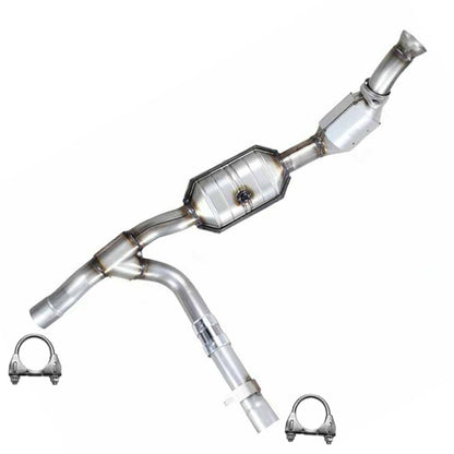 Northeastern Exhaust | Stainless Steel EPA-Approved Passenger Side Catalytic Exhaust Compatible for 2000-2003 Ford F-150 4.2L | 2004 F-150 Heritage 4.2L | Free Clamps and Sleeve Included | Will only fit  4-WHEEL DRIVE (4WD) Model Only